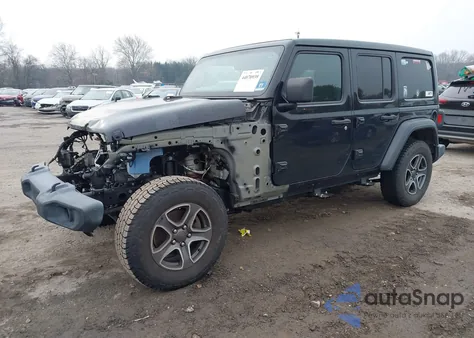 2020 Jeep Wrangler Unlimited Sport S 4X4 z USA, uszkodzony, nr VIN 1C4HJXDN2LW340055